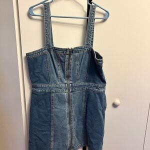 Wild Fable Denim Zip-Up Dress